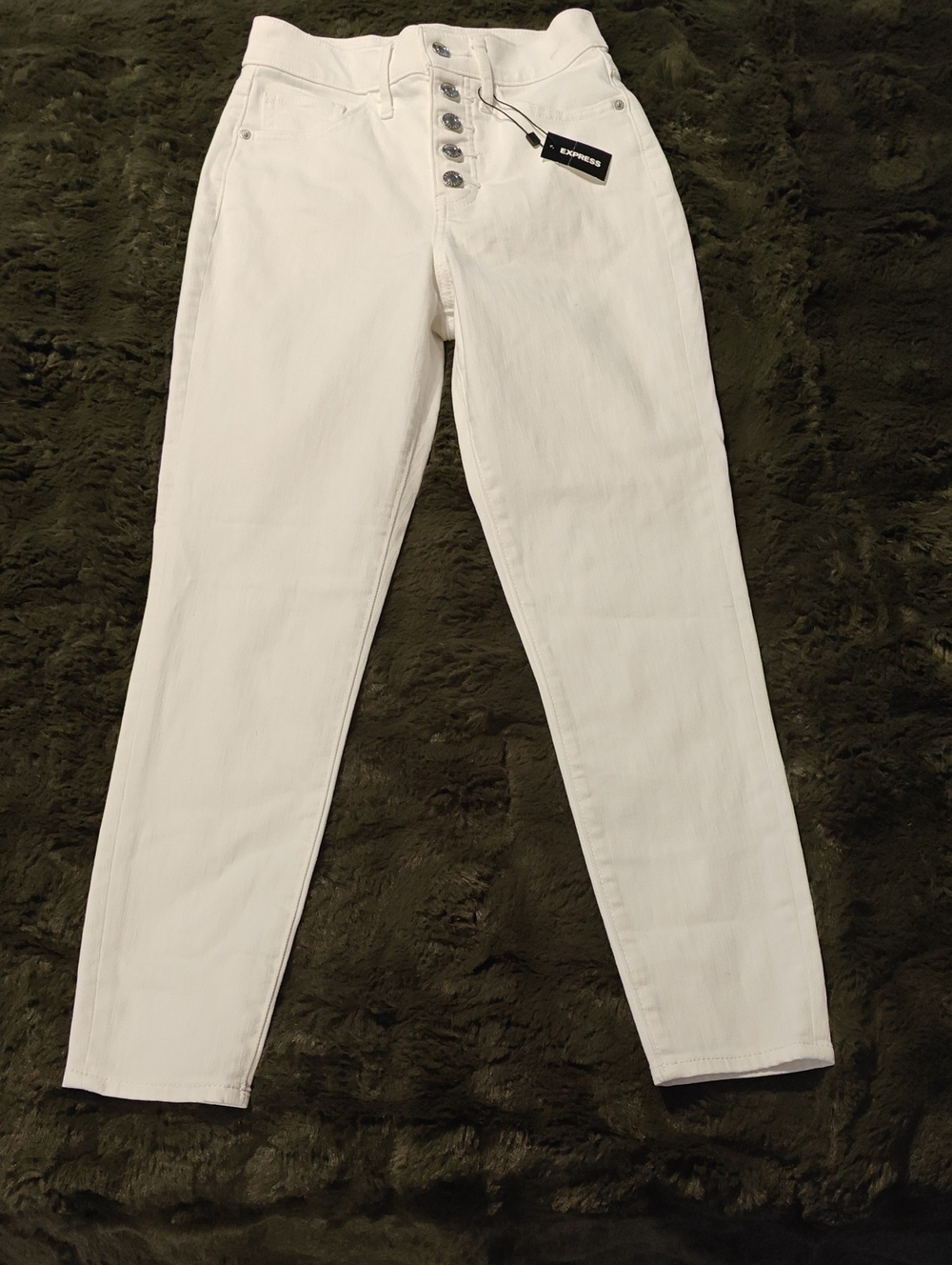 NWT Express Cropped Skinny High Rise Jeans